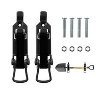 Pince de support de pelle - Kit de montage pour hache | Support de pelle pour camion | Support de pelle de camion réglable | Barres de toit de remorque multi-usages | 2 pièces porte-pelle avec