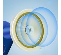 Pince de support de soudage magnétique avec disque de 36 mm pour une forte aspiration, construction en alliage d'aluminium et cuivre, design à ressort progressif, compatible avec M (simple)