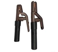 Pince de support d'électrode de soudage en cuivre 300 A 500 A pour soudeurs MMA, poignée isolée pour plus de sécurité, compatible avec plusieurs tailles de tiges de soudage et câble AWG (500 A)