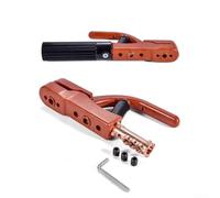 Pince de support d'électrode de soudage robuste 300A/800A pour soudeurs MMA - Pinces en cuivre, poignée isolée, capacité de tige de 6,35 mm à 2,2 cm, construction en laiton (800 A)