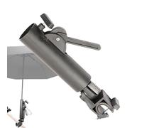 Pince De Support Parapluie - Fixation À Double Verrouillage, Golf Réglable | Support La Charrette pour Chariot Chariot, Porte- Extérieure L'aide Mobilité