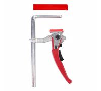 Pince de table à cliquet avec patins antidérapants, pinces F avec capacité de 250 mm et profondeur de gorge de 60 mm pour couper, meuler et raboter