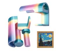 Pince de table pour peinture à strass - Clip de fixation réglable sur toile - Accessoires de fixation pour rouleau de peinture - Tendeur, pince de support de bureau pour mari, femme, famille, garçon