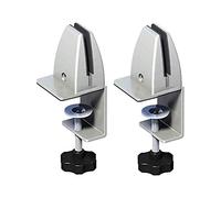 Pince de table Spier, installation facile, support de serrage pour pince de table en plexiglas pour protection contre les brochettes, Argenté