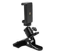 Pince de Téléphone pour Poupée ukulélé Support de Téléphone Robuste Rotatif à 360 ° pour Un Placement Précis des Doigts Convient aux Cours en Ligne Métal + Plastique Noir
