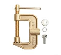 Pince de terre en cuivre 500 A pour applications Gadget en forme de G blindé au gaz Argon Résistance immergée Plus soudage lourd goujons tout cuivre