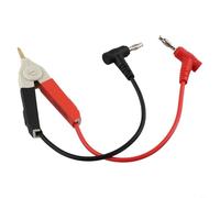Pince de test Kelvin en cuivre plaqué or avec pince crocodile pour test précis des condensateurs et inducteurs SMD