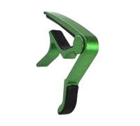 Pince de transposition à fixation rapide, Capodastre de guitare en alliage d'aluminium avec tapis sol multicolore for outils lutherie et théorie la, permettant changer tonalité(Green)