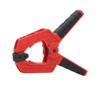 Pince de travail du bois avec poignée en caoutchouc antidérapant et mâchoires en plastique pour un maintien sûr des formes irrégulières de couleur rouge, taille 7,6 cm (15,2 cm)