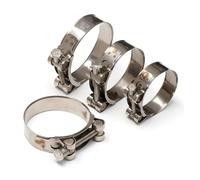 Pince de tuyau circulaire renforcée en acier inoxydable, fixation de tuyau de carburant à air robuste avec joint d'étanchéité résistant aux fuites (36-39 mm)