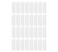 Pince de tuyaux à serre de 32 pcs PVC Pinde de couverture de piscine réutilisable multifonctionnelle pour films de nappe (Blanc petit)