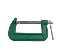 Pince de type G de 279,4 cm - Construction en fer à puissance améliorée - Grand coussinet pivotant vert de 2,5 à 25,4 cm - Mâchoire robuste réglable pour le travail du bois, le bricolage, la