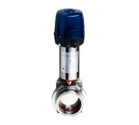 Pince de Type interrupteur Intelligent papillon pneumatique 2 ", diamètre extérieur 64MM, actionneur à simple effet, acier inoxydable 316