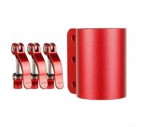 Pince de verrouillage en alliage d'aluminium pour trottinette Kaabo Mantis10 - Conçue pour réduire le risque de défaillance du verrou pliable et de secousses (rouge)