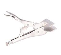 Pince de Verrouillage Originale, Pince à Bec de Canard en Acier à Haute Teneur en Carbone, Pince de Verrouillage à étau à Tête Plate Réglable pour Connecter le Soudage(10in)