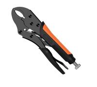 Pince de verrouillage pour clé à pipe - Pince à pression réglable multifonction avec construction en alliage d'acier - Poignée ronde/droite pour la menuiserie et l'entretien de la voiture - Tête ronde