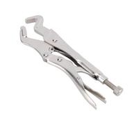 Pince de verrouillage pour étau à nez de perroquet à mâchoire incurvée | Pince à étau à nez d'aiguille, pince à souder pour réparation clips tuyau, pour le retrait des maillons barre stabilisatrice