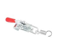 Pince de Verrouillage Rapide en Acier Inoxydable Rouge Poignée PVC | Loquet à Ressort, Usage Simple et Sûr, Style Assorti, pour Boîte, Étui, Capot et Fermeture Rapide Style Aléatoire