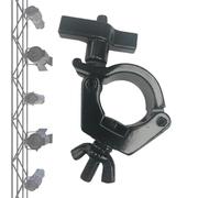 Pince d'éclairage demi-coupleur, pinces pour éclairage de scène, accessoires d'éclairage de scène, pince de montage en aluminium pour éclairage de scène, pinces polyvalentes d'éclairage de théâtre,