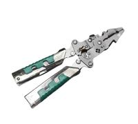 Pince d'électricien multifonction avec testeur de tension et pince à dénuder pour un travail électrique sûr - Pince à dénuder pliable