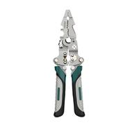 Pince d'électricien pliante multifonctionnelle, pince à dénuder et à sertir avec poignée à ressort et lame remplaçable