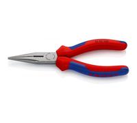 Knipex 25 02 160 pour l'électronique et la mécanique de précision Pince plate à becs ronds droite Acier électrique Vanadium 160 mm