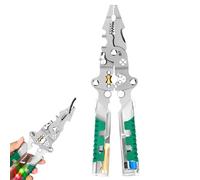 Pince Dénudeuse Coupe-Fil | Pince à Dénuder et à Câbler | Testeur de Tension Pliale Multifonction pour Coupe Raccordement Travaux Électriques