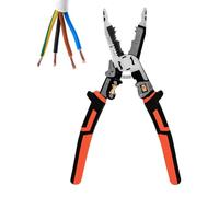 Pince Dénudeuse Coupe Fils | Dénudeur de Câble et Pince à Cosses - Outil Manuel Multifonction pour Travaux Électriques Bricolage Maintenance Moteurs et Réseaux Industriels