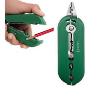 Pince Dénudeuse Et Sertisseuse - Petit Outil Multifonction Pour Couper Les Câbles | Pince À Câble Crimpeur Coupeur De Taille Paume,Pour Bricolage, Construction, Bureau, Atelier, Sous-Sol, Garage,