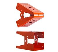 Pince d'établi en métal robuste, mécanisme de libération rapide, design à dents antidérapantes pour le travail du bois et l'assemblage de meubles, pinces de sciage en métal antidérapantes