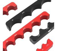Pince d'étau en alliage d'aluminium pour réparation de roue de moyeu, de fourche et de pédalier avec base magnétique et adaptabilité de l'essieu de 5 mm à 45 mm (modèle 005- Noir)