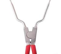 Pince d'extension à ressort de baignoire de machine à laver - Pince à circlips de 28 cm avec construction en acier au carbone galvanisé, poignées ergonomiques antidérapantes (rouge)