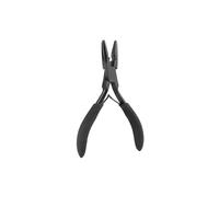 Pince d'extension de cheveux for micro-anneaux, pince à microliens plus proche for coudre des Extensions trame, plumes pour les extensions de cheveux ou de plumes(Black)