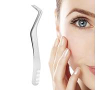 Pince d'extension de cils - Applicateur antirouille, outil de cendre de précision | Construit en faux ash placer pour cluster cils salon maquillage maison beauté womenX bijoux électroniques sûrs pour