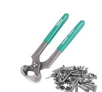 Pince d'extraction de clous - Pince d'extraction de clous en alliage d'acier au chrome vanadium robuste - Outil à main pour entrepreneurs, charpentiers, experts de la construction, artisans