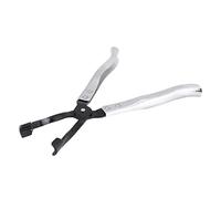 Pince d'Extraction de Joint de Tige de Soupape 27 cm, Acier Résistant, Argent et Noir - Conception Ergonomique, Préhension Ferme, Usage Universel Automobile