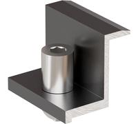 Pince d'extrémité en aluminium 35 mm Support de fixation sur le toit PV Montage de modules solaires 20 pcs 10829