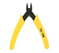 Pince Diagonale Coupe-câble, Pince Réglable pour Divers Câbles, Coupe Plastique ns Glissement, Petit Corps, Poignée Confortable (TU-109)