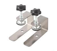 Pince d'installation de panneau de tiroir réglable sans poignée pour un positionnement précis - Construction en métal et ABS, outil de travail du bois pour la fabrication d'ébénisterie et les meubles