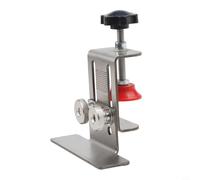 Pince d'installation de porte d'armoire, support de panneau en acier inoxydable pour un positionnement précis, aide au travail du bois pour charpentiers et bricolage, argent (B)