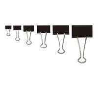Pince double clip Foldback, (L)25 mm, écartement: 9 mm