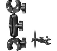 Pince Double pour Appareil Photo Pince de Support Super Clamp pour Support de Lumière Parapluie Trépied Réflecteur Motocyclette