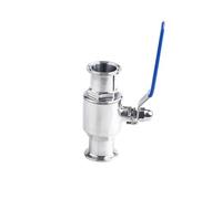 Pince droite en acier inoxydable 3/4 "316, boule de 50.5MM