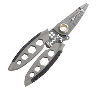 Pince Électrique Compacte Tout Usage Dotée D'une Fonction De Sertissage Lame À Dénuder Réglable Et Cisaillement Câbles Pince À Dénuder Professionnelle Pour Électricien