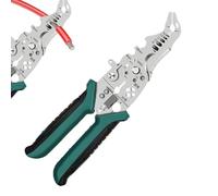 Pince électrique multifonctionnelle pour pinces, outil professionnel de dénudage de fil, pince à fil résistante à l'usure avec conception de coude - Outil à main antidérapant et confortable à haute