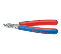 Pince électronique sans biseau mâchoires coudées Knipex Super-Knips