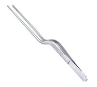 Pince en acier inoxydable pour la cuisine culinaire, la cuisine et le placage des aliments par Chef, fabrication fine, confortable et ergonomique