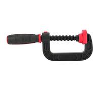 Pince en C à dégagement rapide, pince en C pour le travail du bois, support à poignée avec réglage à une main, pince à mâchoires en plastique durable pour le bricolage et la (Ouverture de 2 pouces,