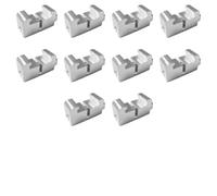 Pince en C industrielle ISO avec double crochet, boulon à bride M8, construction en alliage d'aluminium et fermeture en acier inoxydable pour étanchéité à haute pression (double)