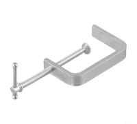 Pince en C robuste pour le travail du bois 50100 mm pour fixation sûre des matériaux en bois, plastique et métal lors des opérations de perçage et de serrage (0-85 mm)
